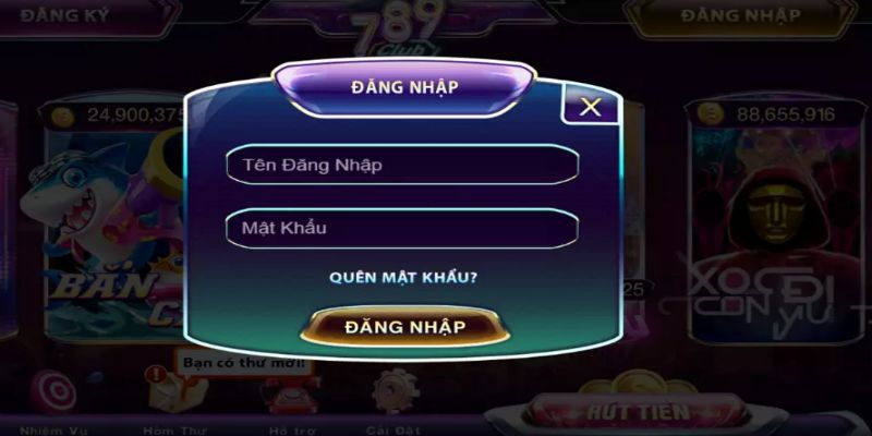 hướng dẫn đăng nhập vào 68 game bài đổi thưởng