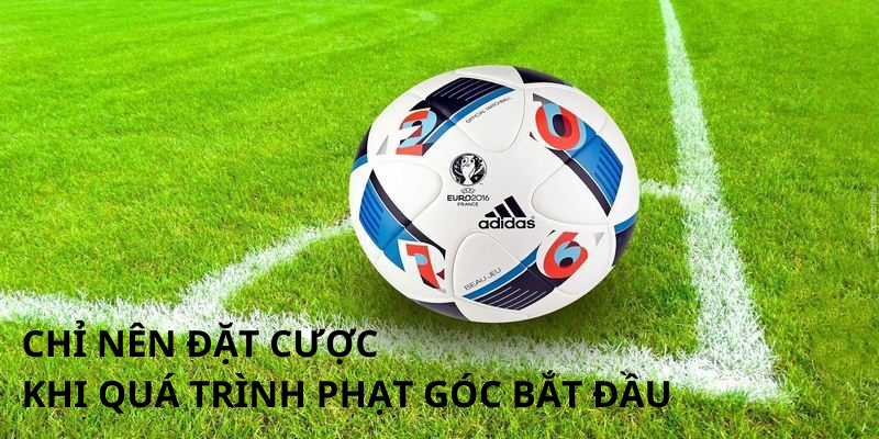 Chỉ nên đặt cược khi quá trình phạt góc bắt đầu