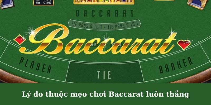 Nắm luật rút bài để đảm bảo cách chơi baccarat luôn thắng