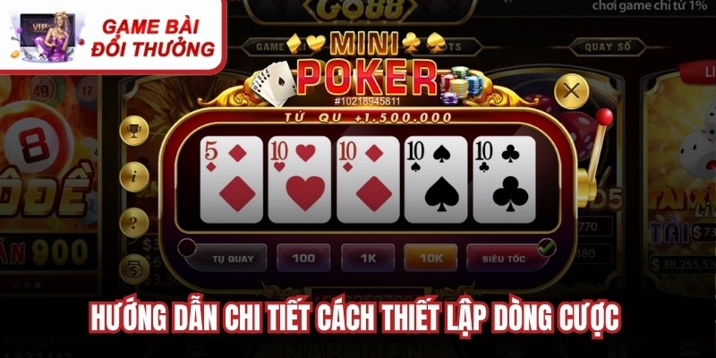 Hướng dẫn chi tiết cách thiết lập dòng cược cho người mới bắt đầu