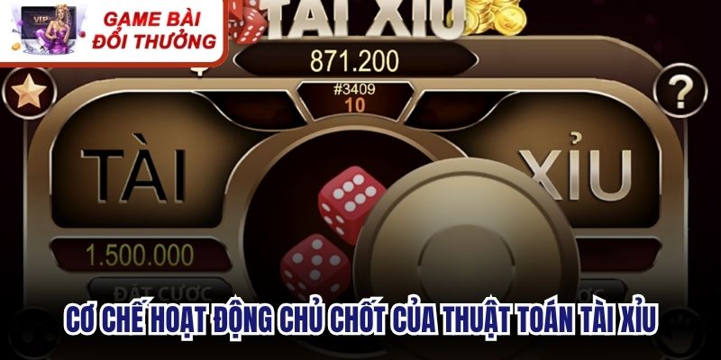 Cơ chế hoạt động chủ chốt của thuật toán tài xỉu